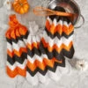 Herrschners Halloween Ripple Towels Crochet Kit -Robotime Zone 176211 41651.1693418212