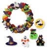 Felt Street Spooky Halloween Wreath & Ornaments, Set Of 2 Felt & Sequin Kit -Robotime Zone 178207 53955.1693418289