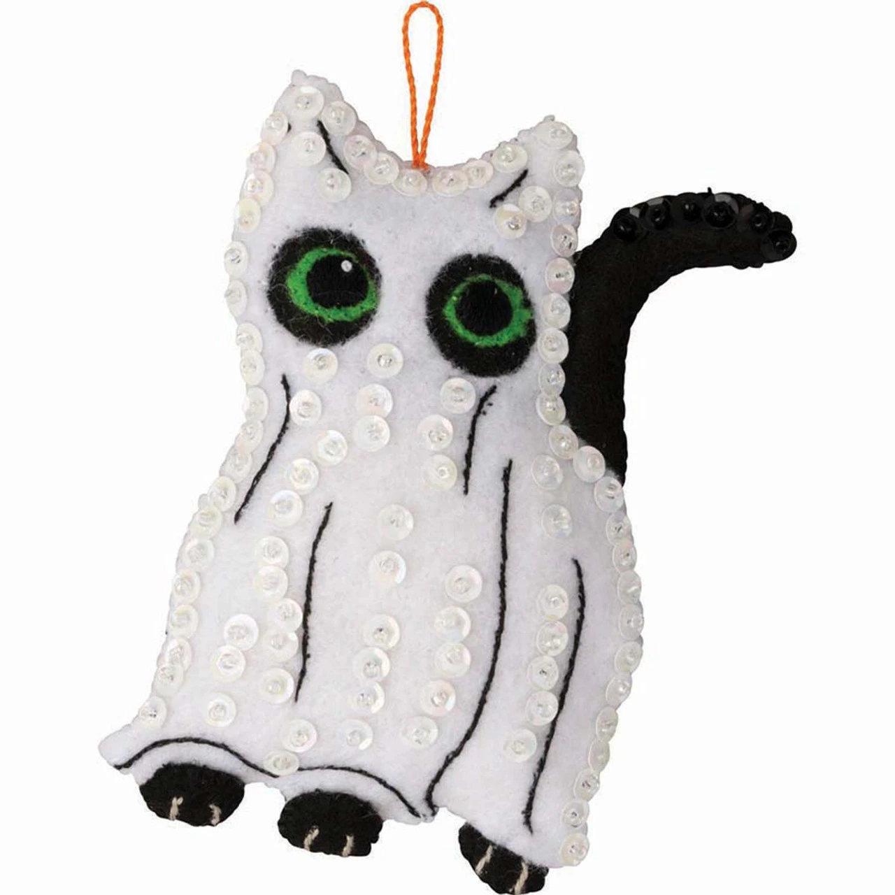 Bucilla Halloween Cats Felt & Sequin Kit 6 Bucilla Halloween Cats Felt & Sequin Kit - Image 4