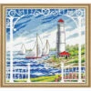 Imaginating Inc. Porch Scene Counted Cross-Stitch Kit -Robotime Zone 182997 87738.1693420183