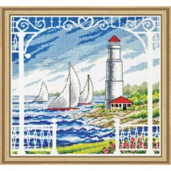 Imaginating Inc. Porch Scene Counted Cross-Stitch Kit