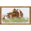 Thea Gouverneur Red Cow Counted Cross-Stitch Kit -Robotime Zone 184545 31203.1693421512
