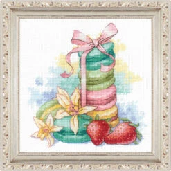 RIOLIS Sweet Dessert Kit & Frame Counted Cross-Stitch