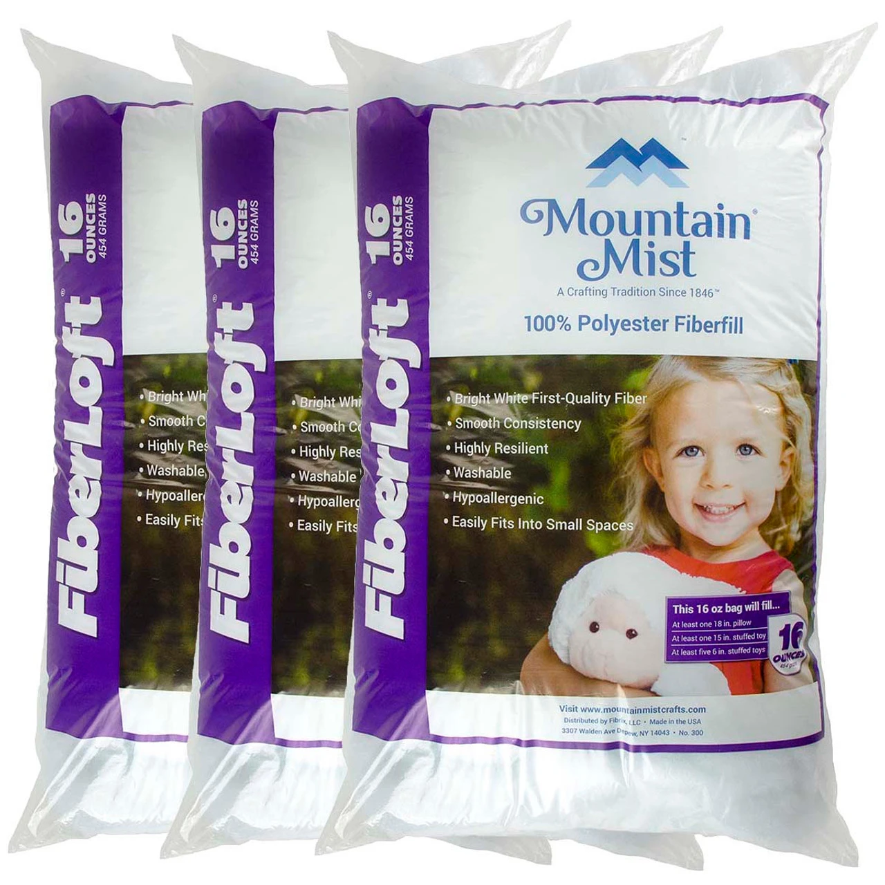 Fiberfill, 16 Oz. 3-pack Accessory 3 Fiberfill, 16 Oz. 3-pack Accessory