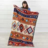 Herrschners Navajo-Inspired Afghan Crochet Kit -Robotime Zone 204341 56096.1693427598
