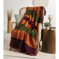 Herrschners Alpine Afghan Crochet Kit