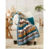 Herrschners Mountain Silhouette Throw Crochet Yarn Kit -Robotime Zone 205126 99558.1693427983