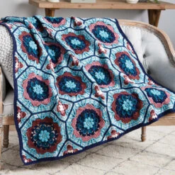 Herrschners Paragon Afghan Crochet Kit