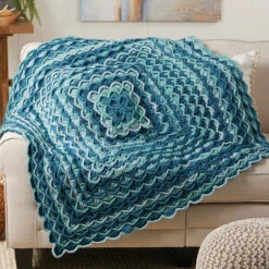 Herrschners Gradient Waves Crochet Afghan Kit -Robotime Zone 205208P 2 22802.1693428059
