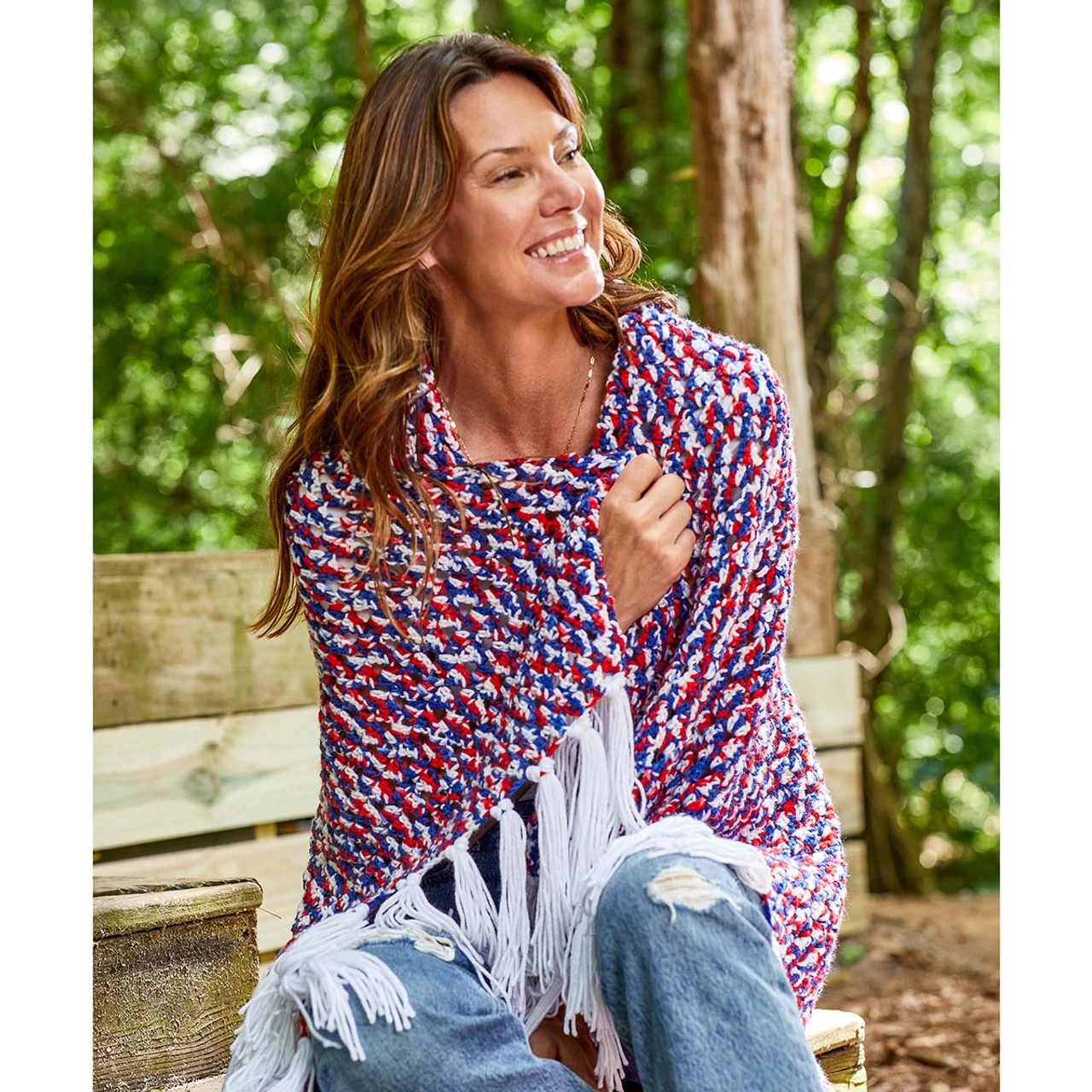 Premier® Premier Americana Fringe Throw Crochet Kit 4 Premier® Premier Americana Fringe Throw Crochet Kit - Image 2