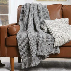 Herrschners Astoria Afghan Crochet Kit