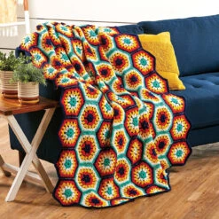 Herrschners Summer Serenade Afghan Crochet Kit