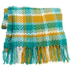 Herrschners Asher Plaid Afghan Crochet Kit -Robotime Zone 205511 2 82975.1696259754