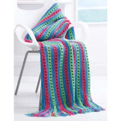 Leisure Arts Sugar Free Afghan Crochet Kit