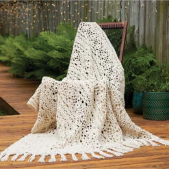 Red Heart Irish Accent Crochet Afghan Kit