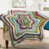 Herrschners Ravishing Round Ripple Crochet Afghan Kit -Robotime Zone 206127 22042.1693428460