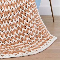 Bernat Lattice Crochet Blanket Crochet Kit -Robotime Zone 206223 2 41807.1693428534