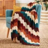 Herrschners Harvest Hues Afghan Crochet Kit -Robotime Zone 206274 11896.1693428578