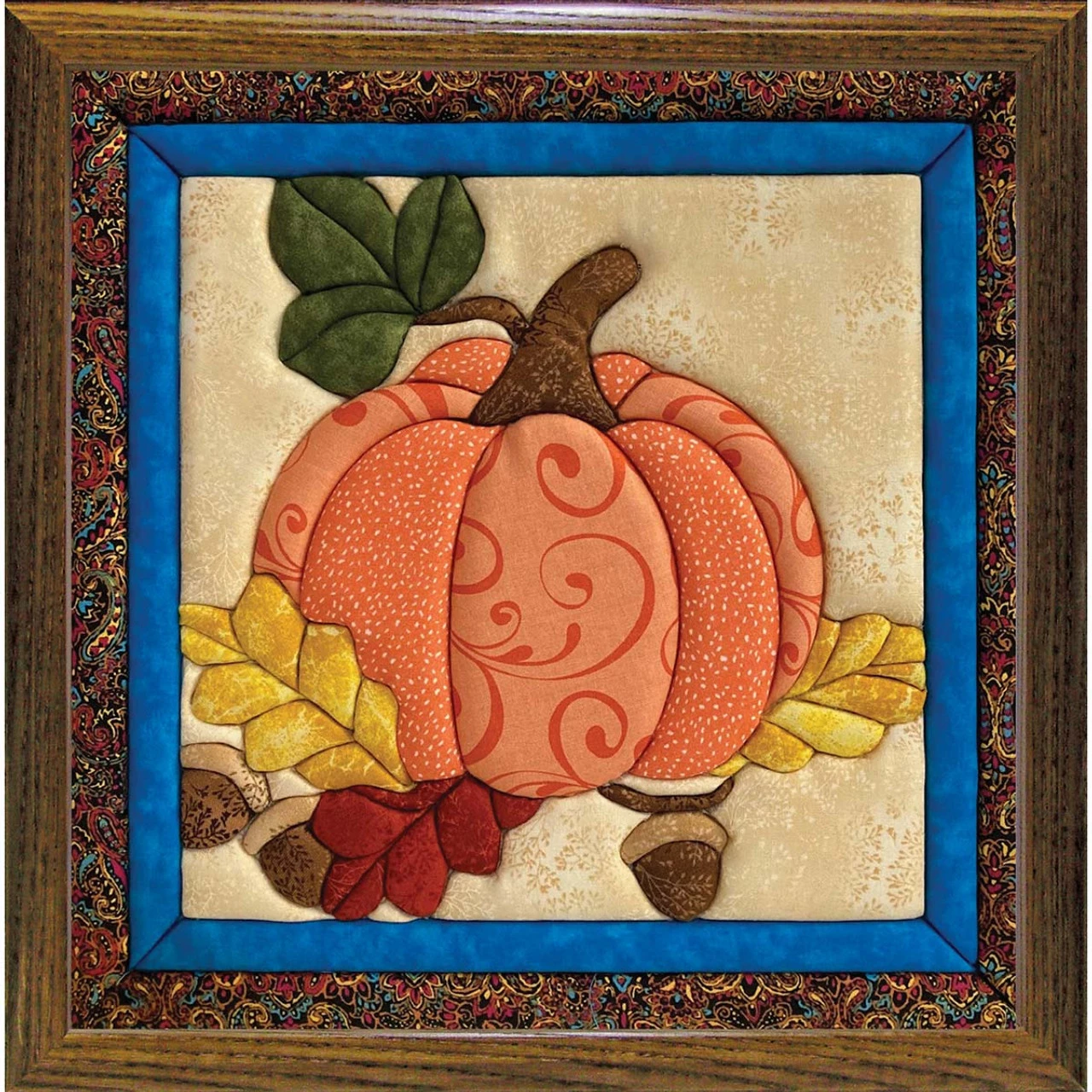 Quilt Magic Fall Pumpkin No-Sew Quilt Kit 3 Quilt Magic Fall Pumpkin No-Sew Quilt Kit