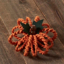 Herrschners Harvest Pumpkin Macrame -Robotime Zone 218301 2 74646.1693429081