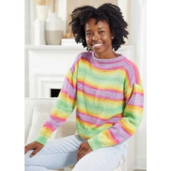 Premier® Premier Tie Dye Pullover Knit Yarn Kit