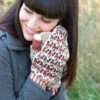 Patons Fox In The Snow Mittens Knit Kit -Robotime Zone 226288 95048.1693430052