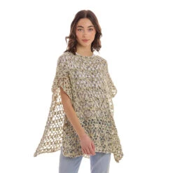 Caron Garden Party Poncho Crochet Yarn Kit