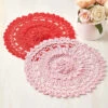 Herrschners Ravishing Rose Doilies Yarn Kit -Robotime Zone 235363 87417.1693431349