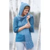 Herrschners Heather Hooded Scarf Crochet Kit -Robotime Zone 235477P 86445.1693431436
