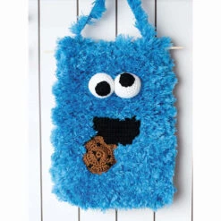 Lion Brand Cookie Monster Wall Hanging Crochet Kit