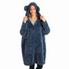 Bernat Beary Velvet Blanket Hoodie Crochet Kit