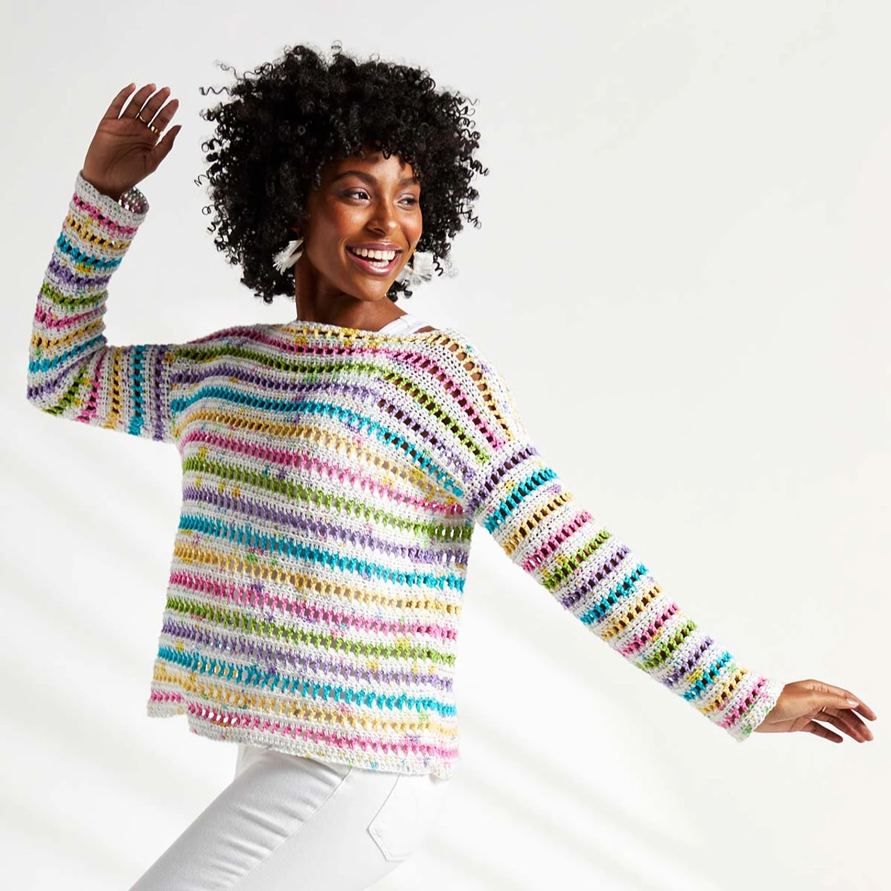 Premier® Premier Boxy Pullover Crochet Kit 4 Premier® Premier Boxy Pullover Crochet Kit - Image 2