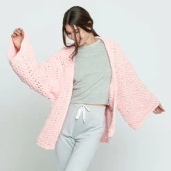 Bernat Cozy Oversized Cardigan Crochet Kit
