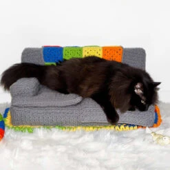 Red Heart Kitty Couch Crochet Kit -Robotime Zone 236240 3 82881.1693431923