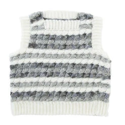 Red Heart Striped Vest Crochet Kit -Robotime Zone 236241P 3 82603.1693431928