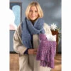 Soho Heathered Harmony Scarves Crochet Kit -Robotime Zone 236361 27893.1698184566