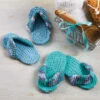 Village Yarn Cozy Toes Spa Slippers Crochet Kit -Robotime Zone 236363 40227.1698184570