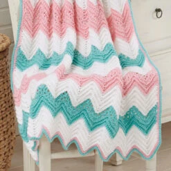 Herrschners Triple Ripple Baby Blankets Crochet Kit -Robotime Zone 244086 2 93187.1693432088