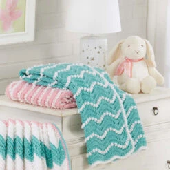 Herrschners Triple Ripple Baby Blankets Crochet Kit -Robotime Zone 244086 3 60496.1693432088