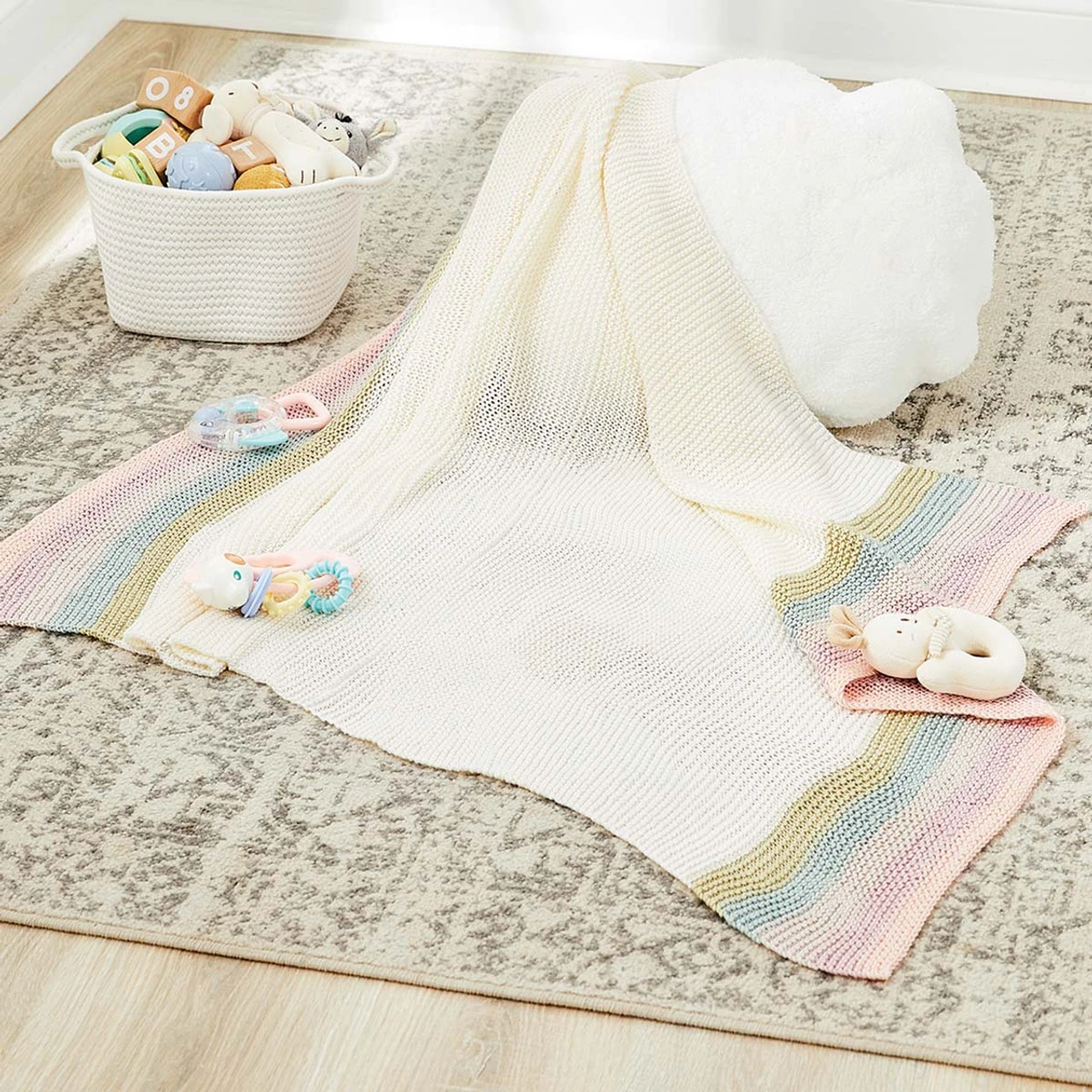 Premier® Premier Flutterby Baby Blanket Knit Kit 3 Premier® Premier Flutterby Baby Blanket Knit Kit