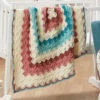 Herrschners Cherry Blossom Baby Afghan Crochet Kit -Robotime Zone 246152 71012.1693432637