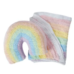 Herrschners Velvet Rainbow Blanket & Pillow Crochet Kit 5 Herrschners Velvet Rainbow Blanket & Pillow Crochet Kit -Robotime Zone 246229 2 51512.1693432668