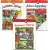 Dover Autumn Colors, Set Of 3 Coloring Book -Robotime Zone 350240 40176.1693437205