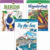 Dover By The Sea, Wanderlust & Birds, Set Of 3 Coloring Book -Robotime Zone 359277 75931.1693438169