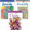 Dover Calm, Tranquility & Serenity, Set Of 3 Coloring Book -Robotime Zone 359749 80071.1693438271