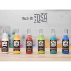 Plaid Acrylic Dotting Paint Set -Robotime Zone 409904 5 68609.1693438567