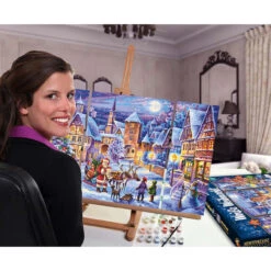 Schipper White Christmas Paint-by-Number Kit -Robotime Zone 450730 2 97224.1693440576