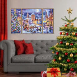 Schipper White Christmas Paint-by-Number Kit -Robotime Zone 450730 5 20690.1693440577