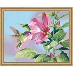 Paintworks Hibiscus & Hummingbird Paint-by-Number Kit
