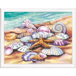 Paintworks Shells Paint-by-Number Kit